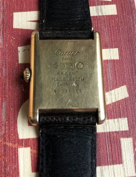 VINTAGE CARTIER TANK 18K GOLD ELECTROPLATED 